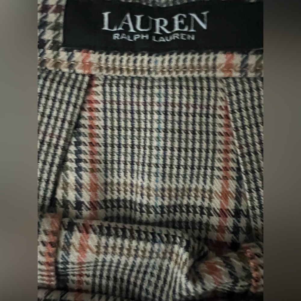 Lauren Ralph Lauren Multicolor Plaid A-Line Skirt - Picture 9 of 16